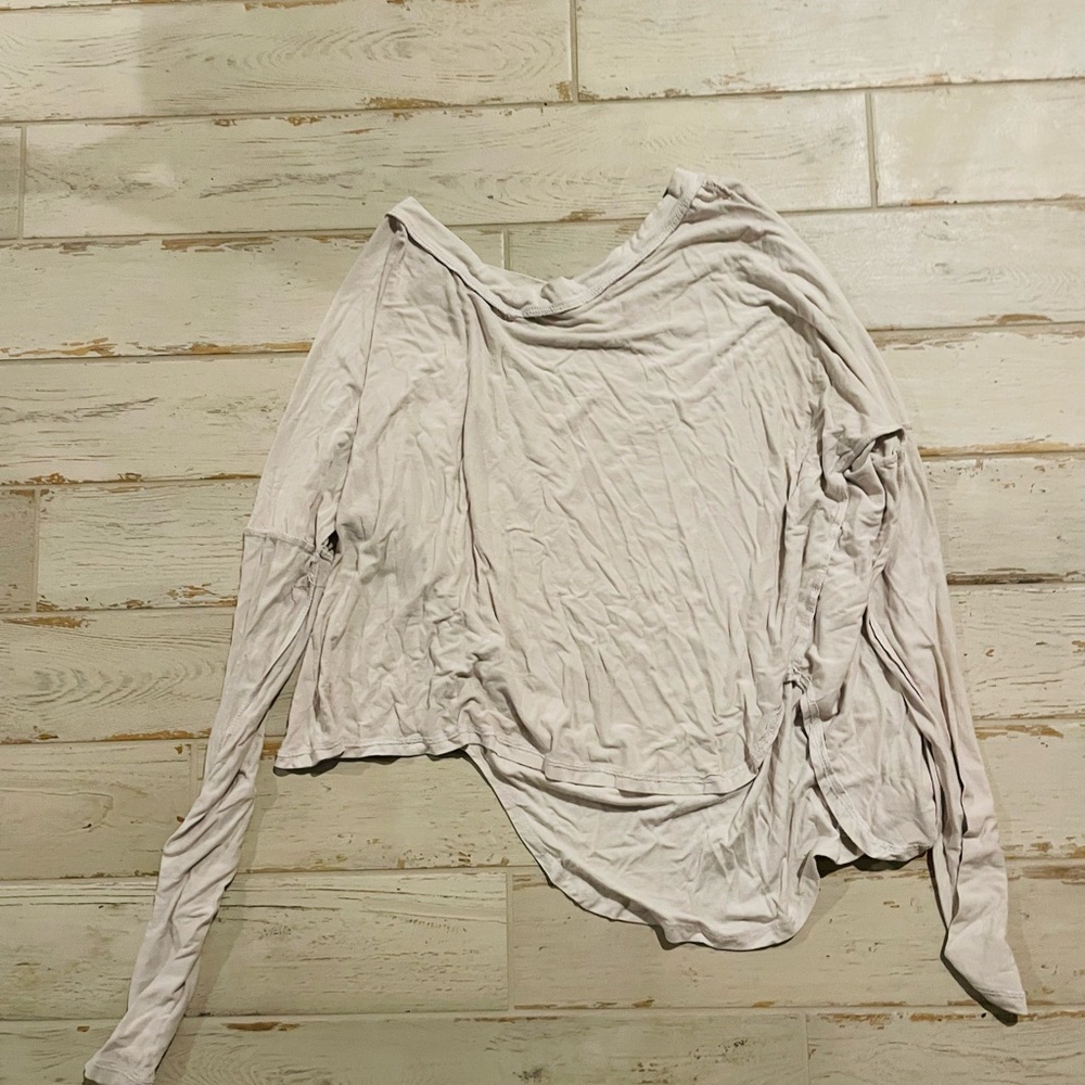 Loose white long sleeve Medium cover up